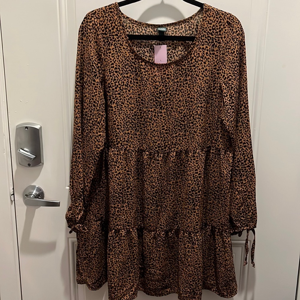 NWT Wild Fable leopard dress